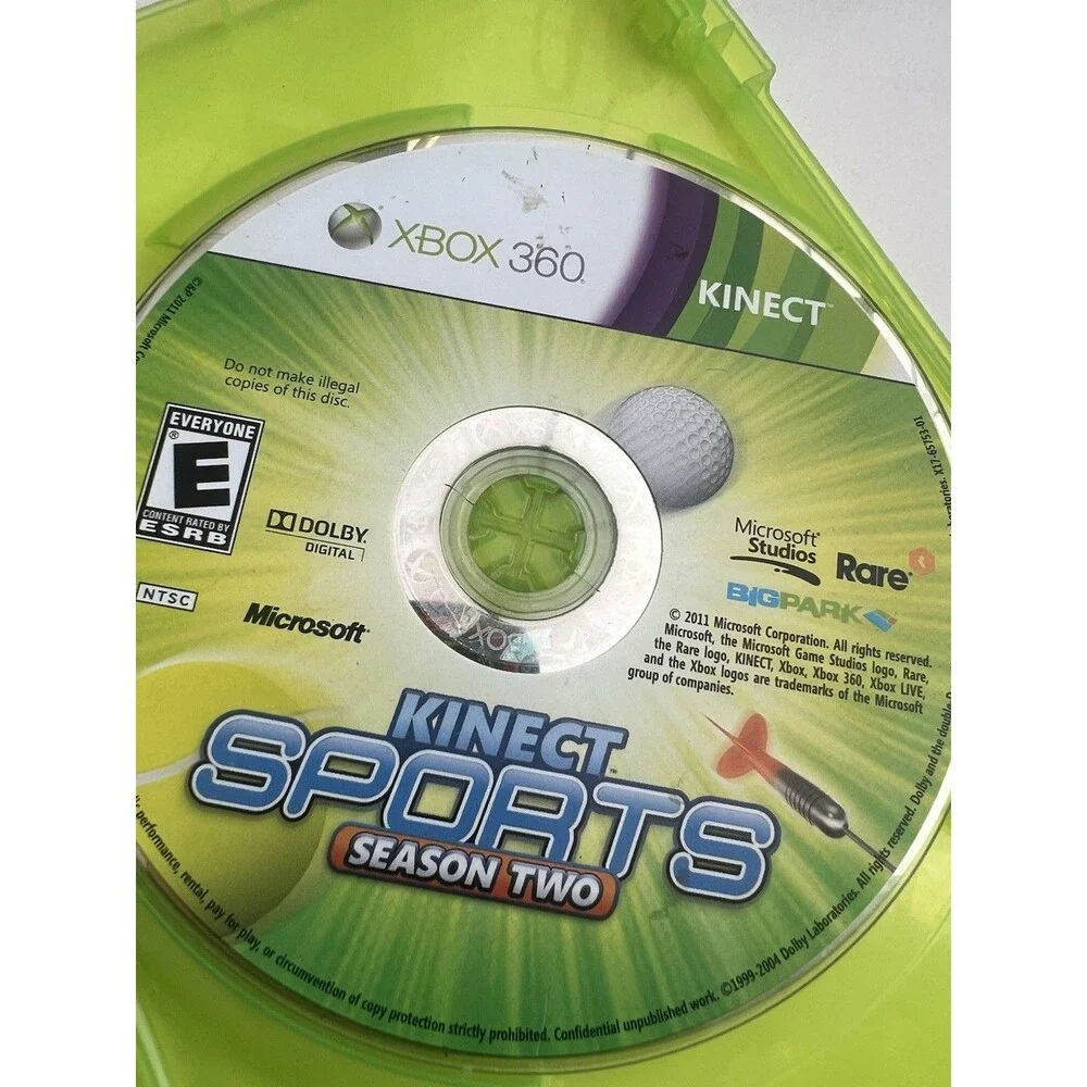 Kinect Sports: Season Two (Microsoft Xbox 360 2011) DISC ONLY NO USPS TRACKING